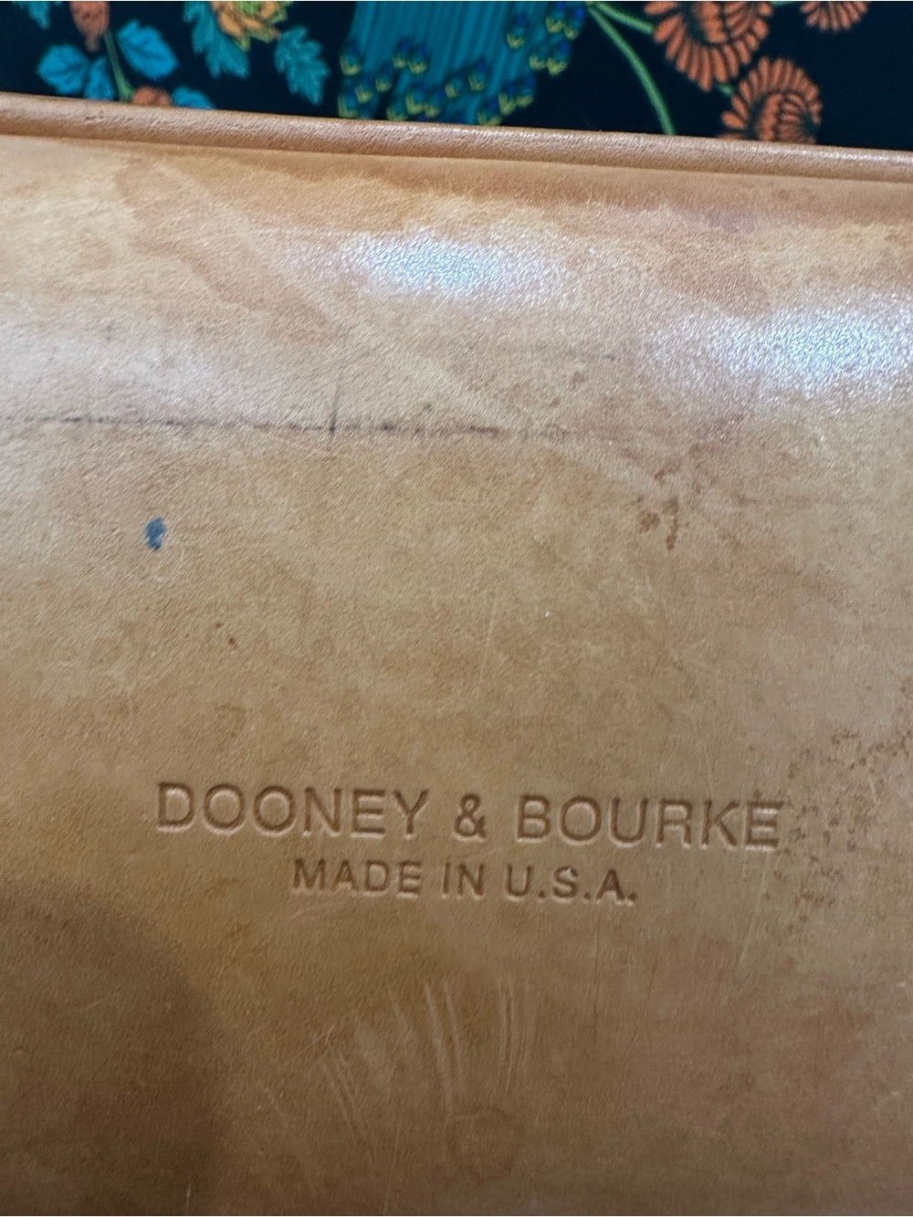 Vintage Dooney & Bourke Cabriolet USA Canvas & Leather Satchel Crossbody Bag - Picture 11 of 16